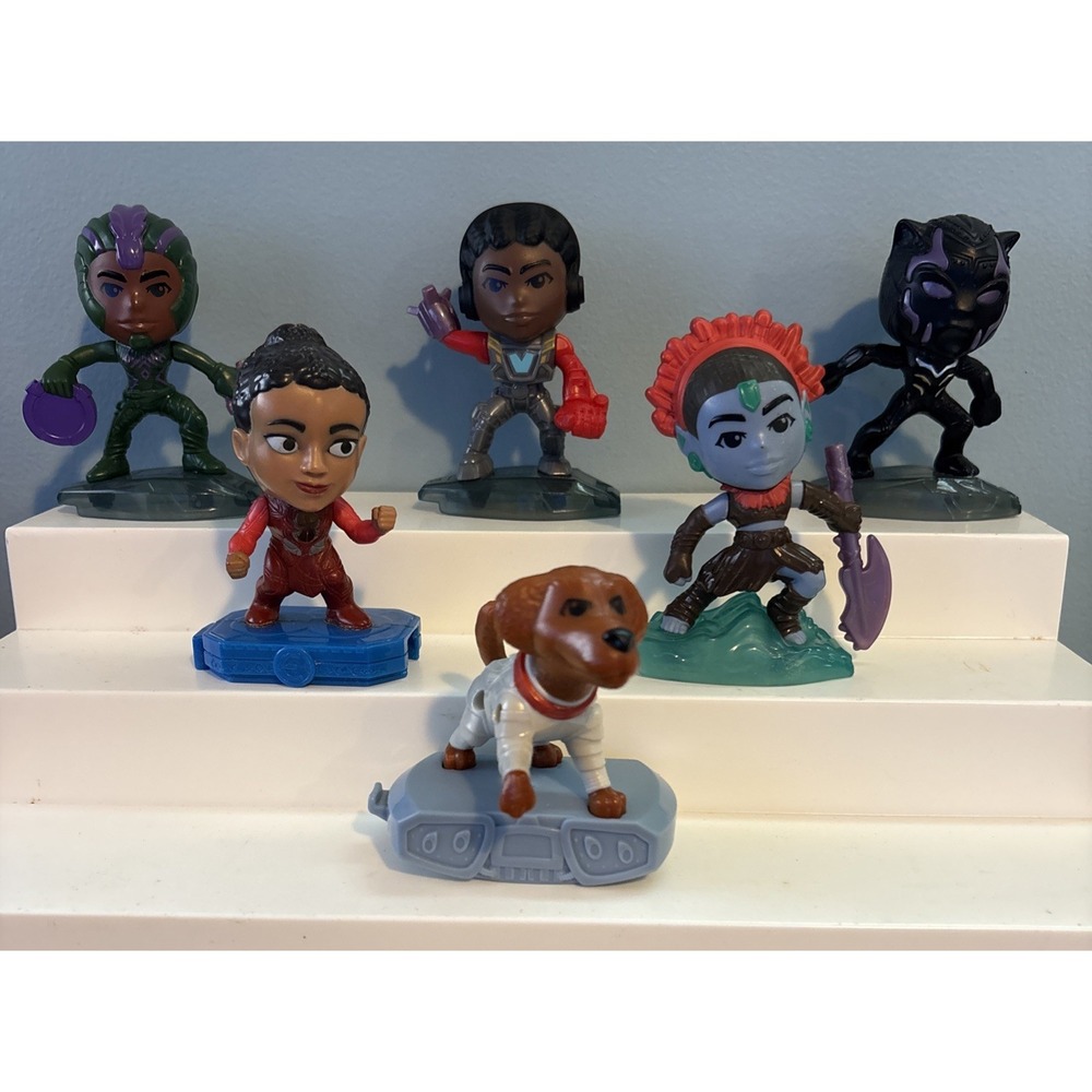 Marvel Eternals Wakanda Forever‎ GOTG Cosmo McDonald's Happy Meal Toy Figure Lot